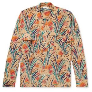 Bode Housatonic Louie Havana floral / Hawaiian silk shirt size M/L